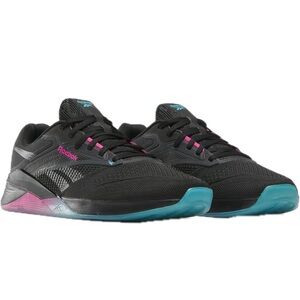 Reebok Women's Black and Pink CrossFit Shoes 9.5 women’s